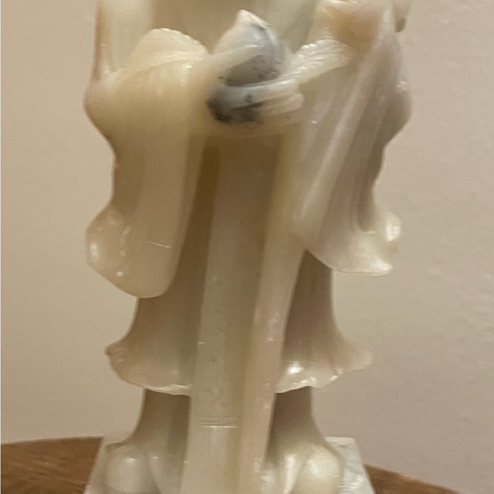 Antique Shou Lou Carved stone statue
